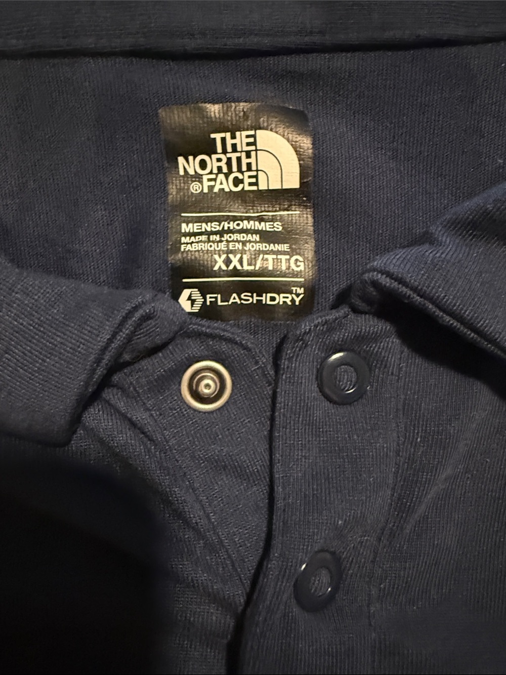 The North Face Men's Dark Navy Polo Shirt - Picture 2 of 4